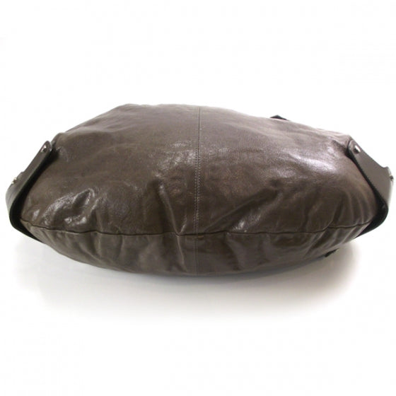 MARNILeatherBalloonMessengerBrown