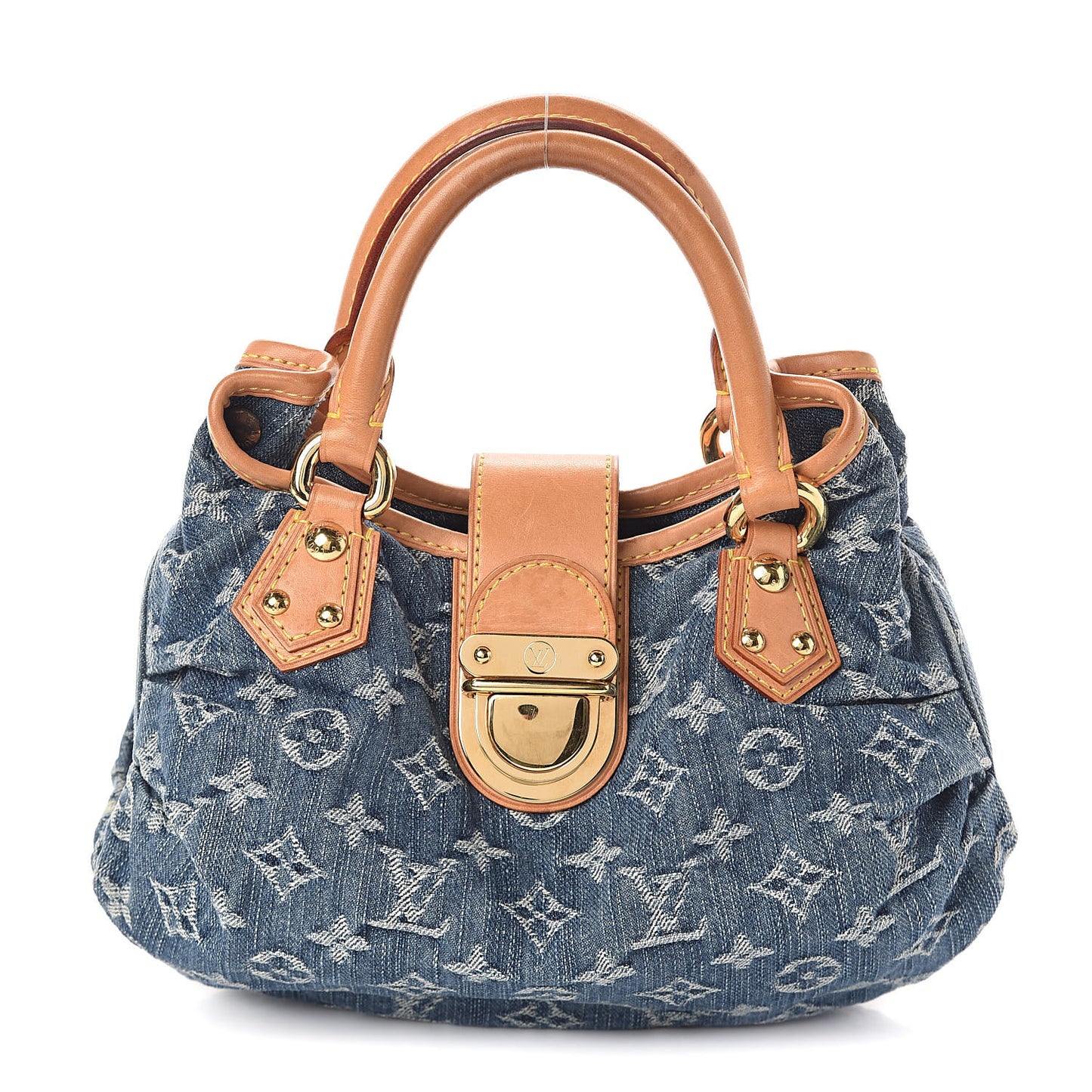 Monogram Denim Pleaty Blue