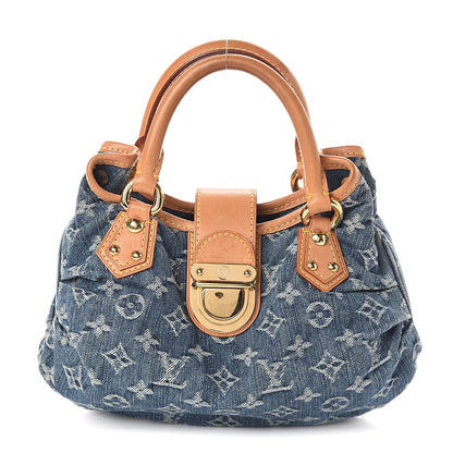 Louis Vuitton Monogram Denim Pleaty Blue 1 of 8
