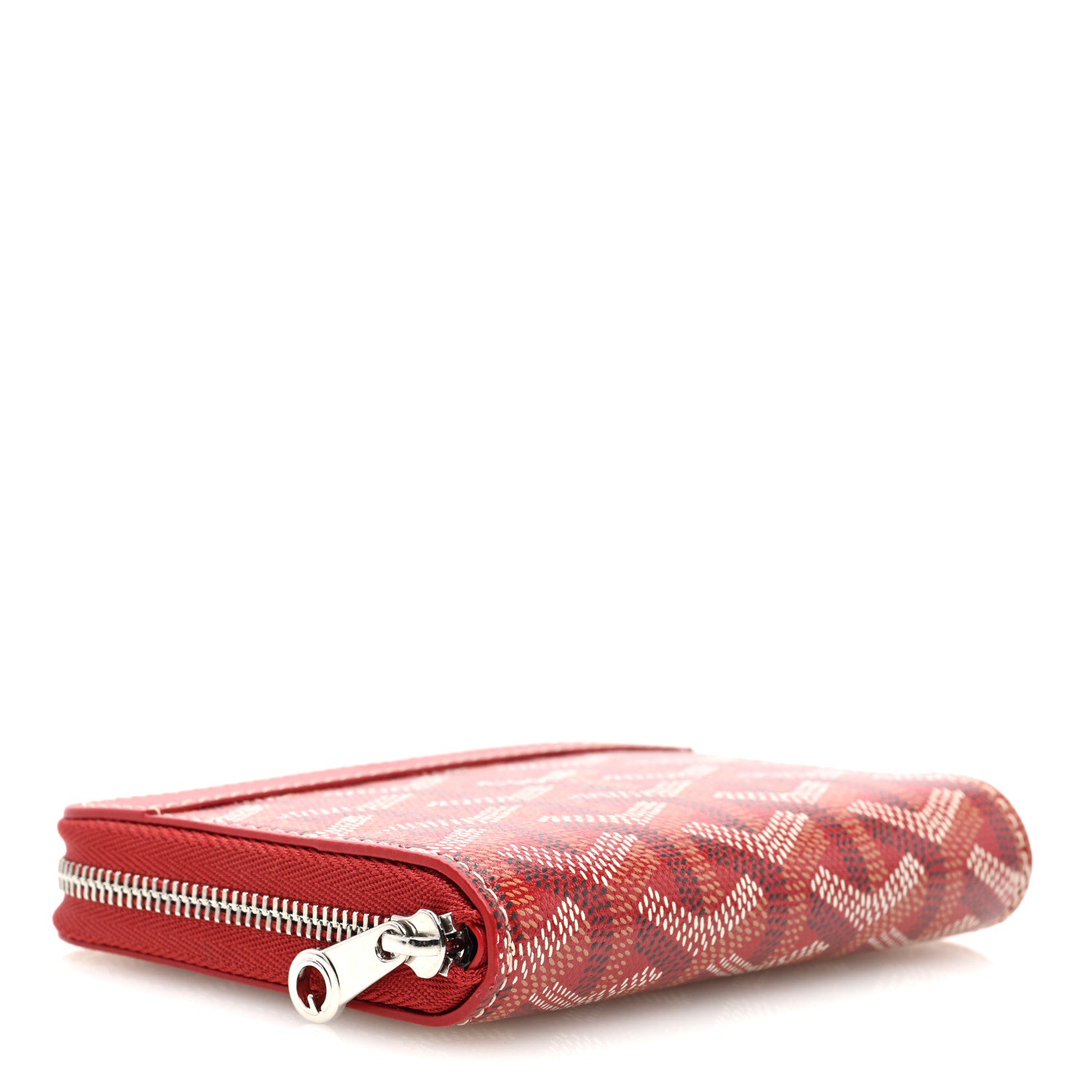 Goyard Goyardine Matignon PM Wallet Red 4 of 6
