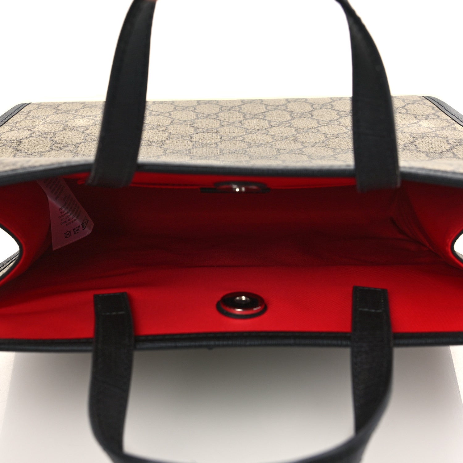 Gucci GG Supreme Monogram Cat Childrens Tote Black 5 of 7