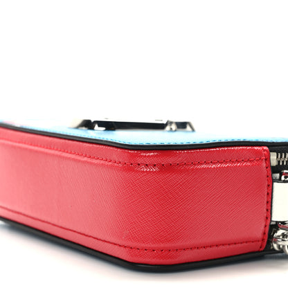 Marc Jacobs X Peanuts Saffiano Small Lucy Snapshot Camera Bag Blue Multi 11 of 11