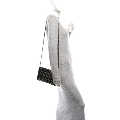 Chanel Lambskin Chain Frame Shoulder Bag Black 3 of 19