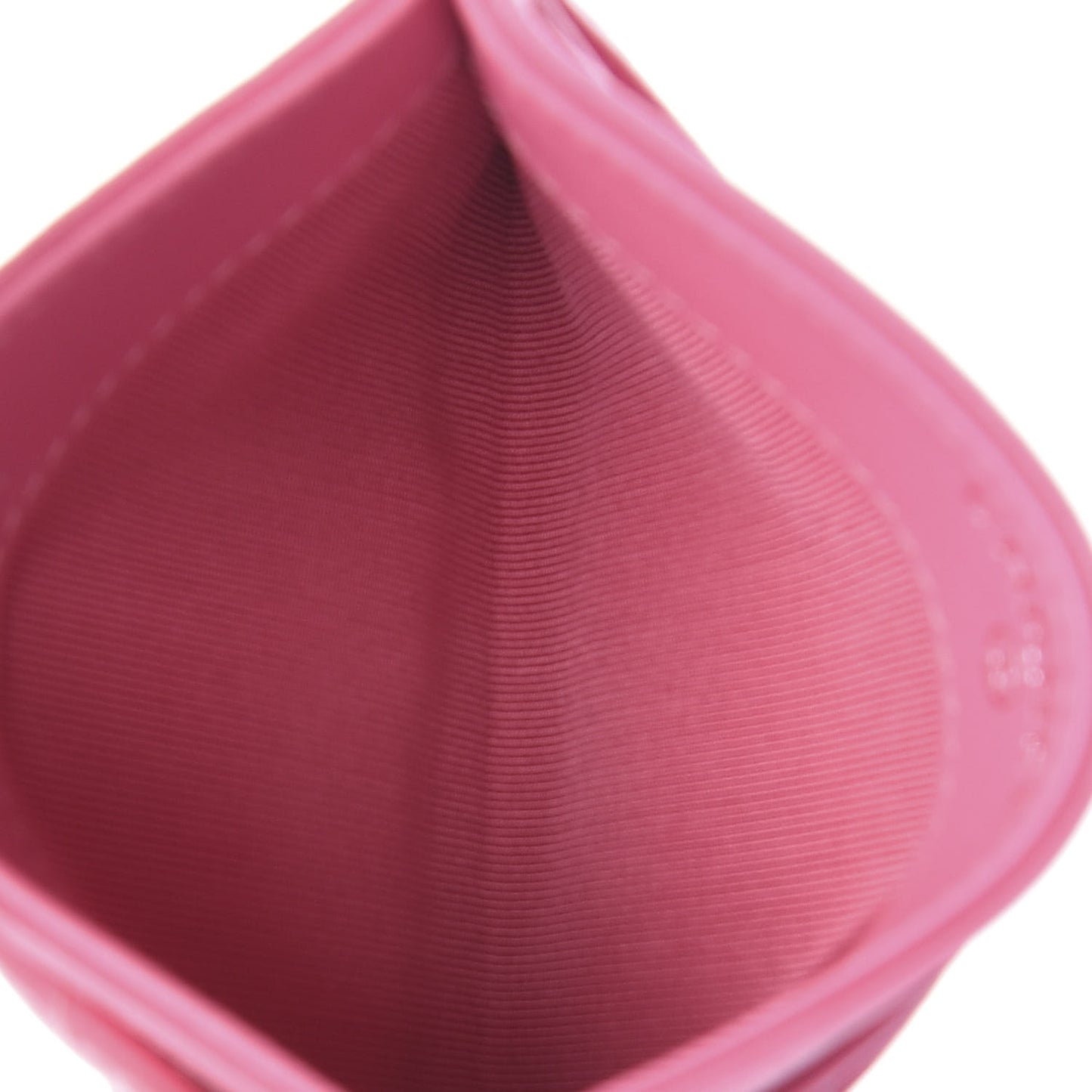 Lambskin Quilted Card Holder Pink