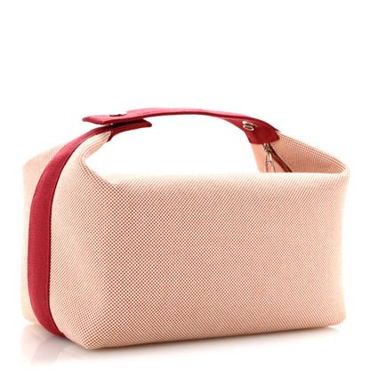 Hermes Canvas Large Bride-A-Brac Cabriole Case Terracotta 3 of 7