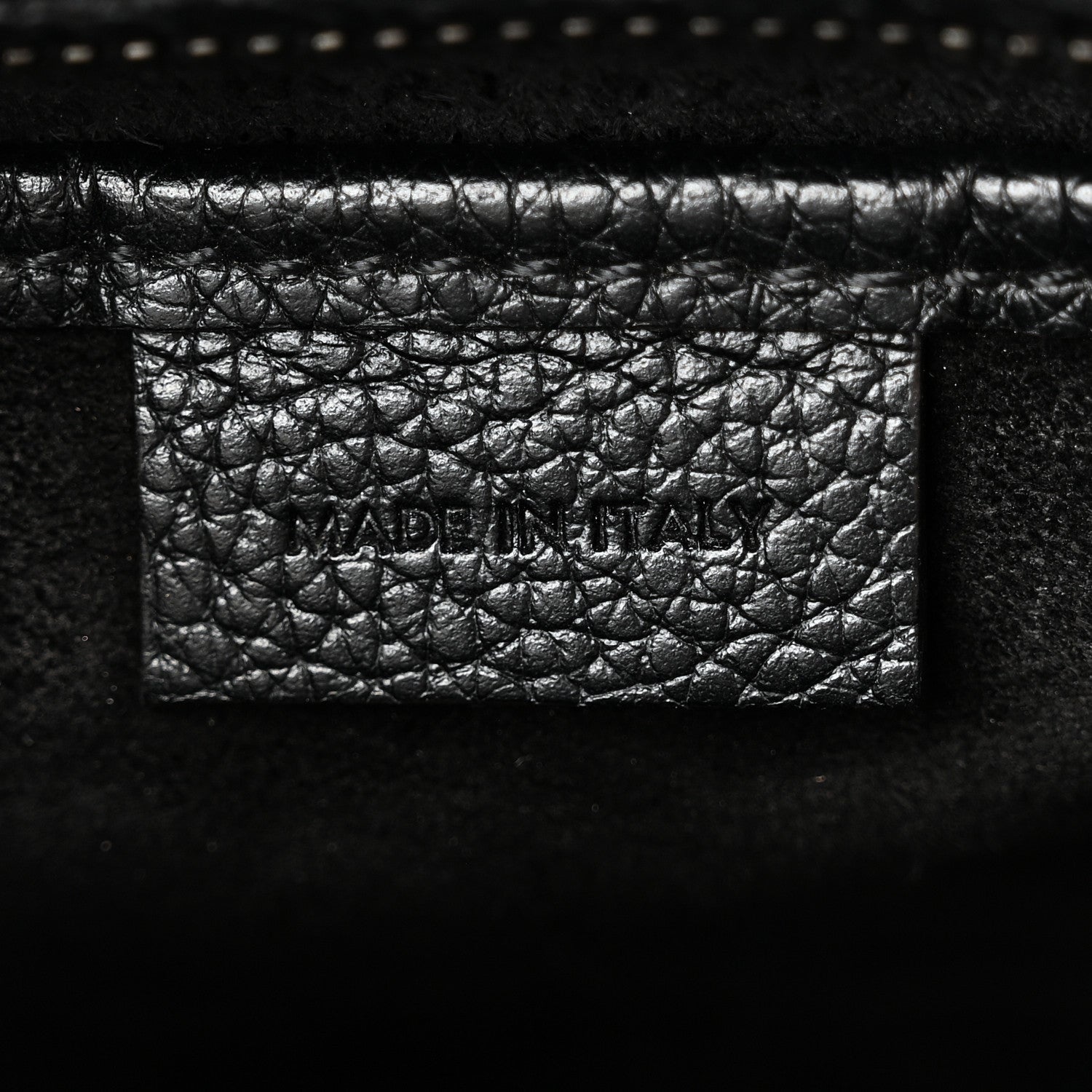 Celine Drummed Calfskin Nano Luggage Black 6 of 10