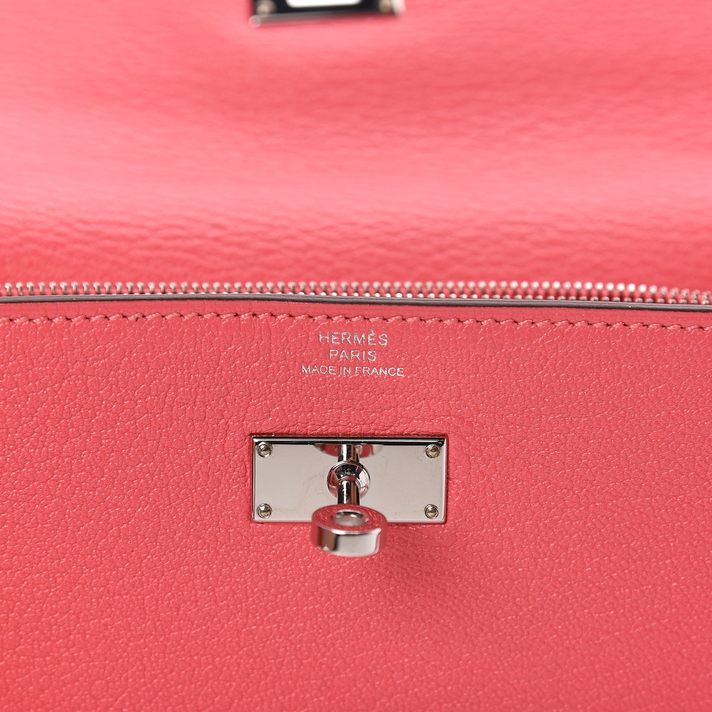 Chevre Mysore Kelly Longue Wallet Rose Lipstick