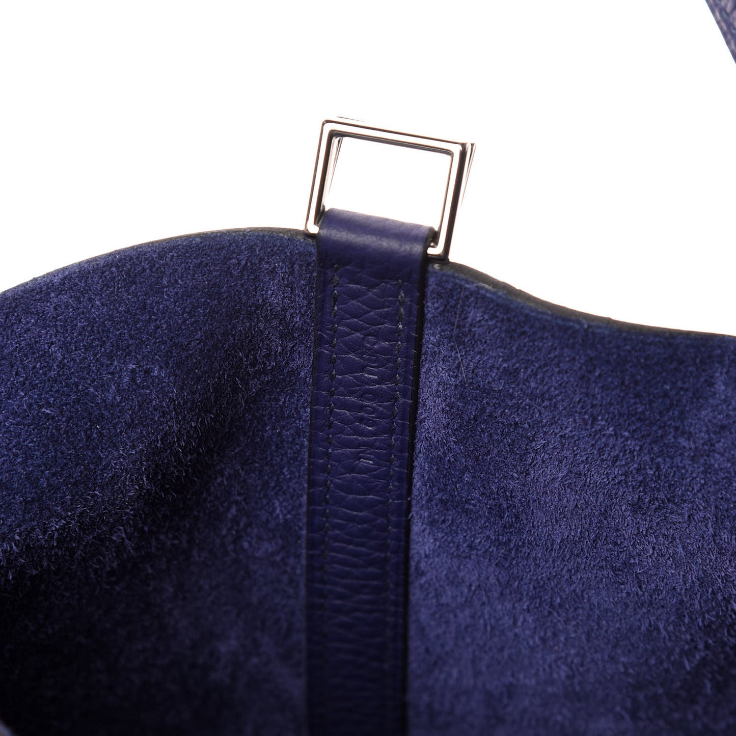 Taurillon Clemence Picotin Lock 22 MM Bleu Encre