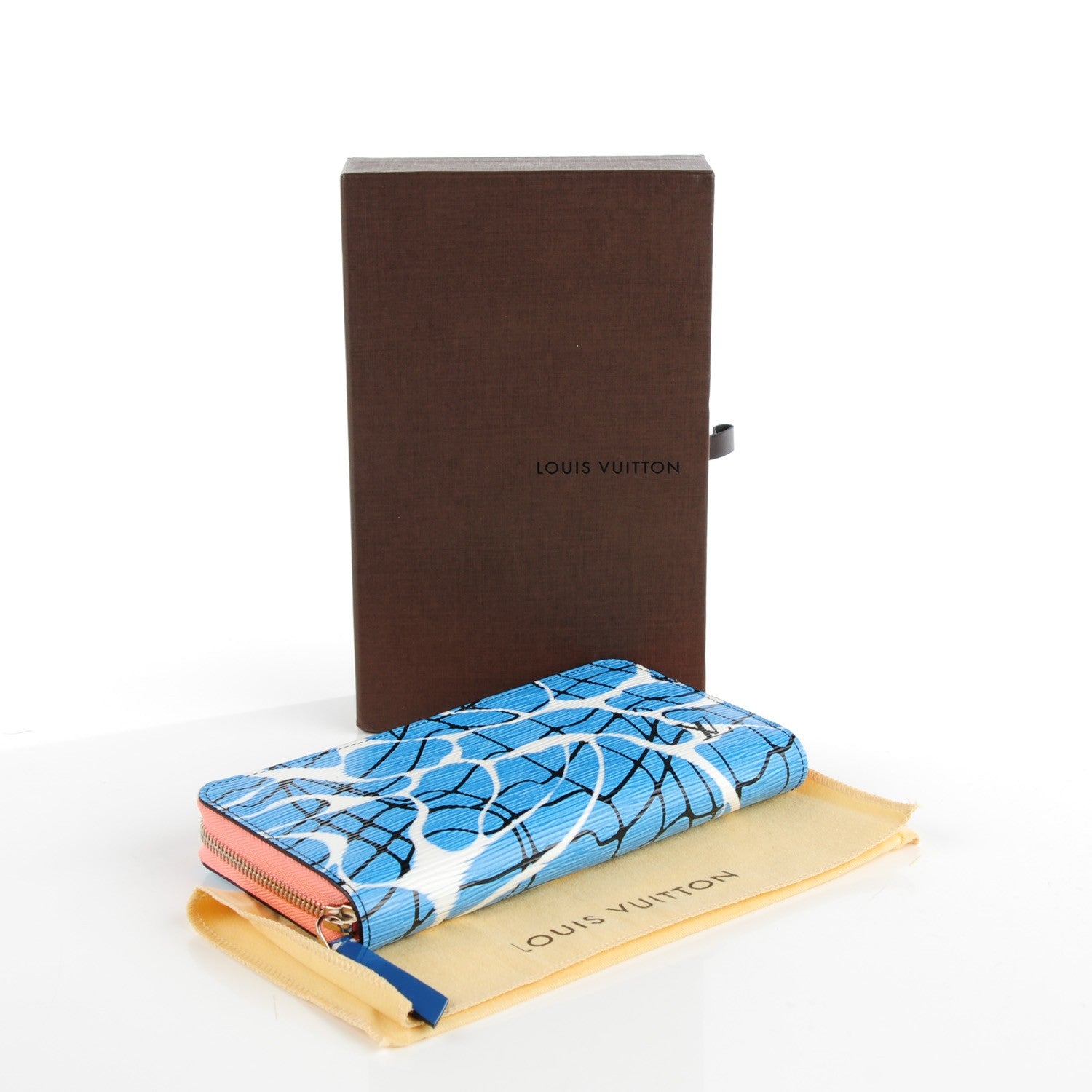 Louis Vuitton Epi Zippy Wallet Aqua 4 of 10