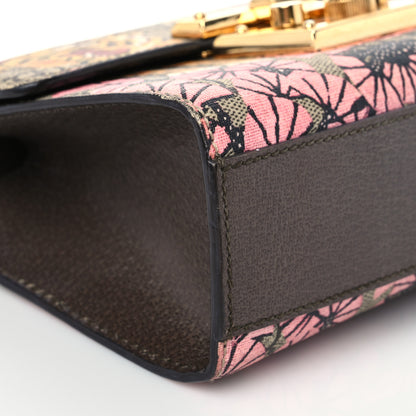 Gucci GG Supreme Monogram Bengal Small Padlock Shoulder Bag Beige Pink 9 of 10