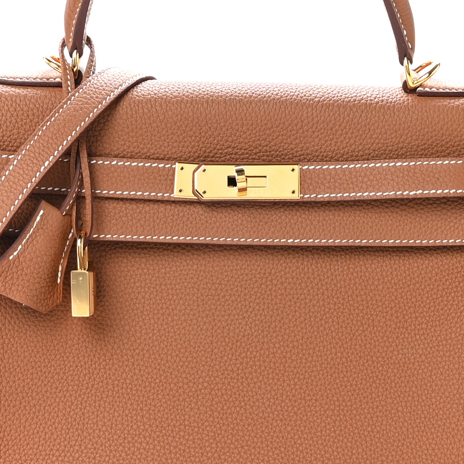 Hermes Togo Kelly Retourne 32 Gold 8 of 11