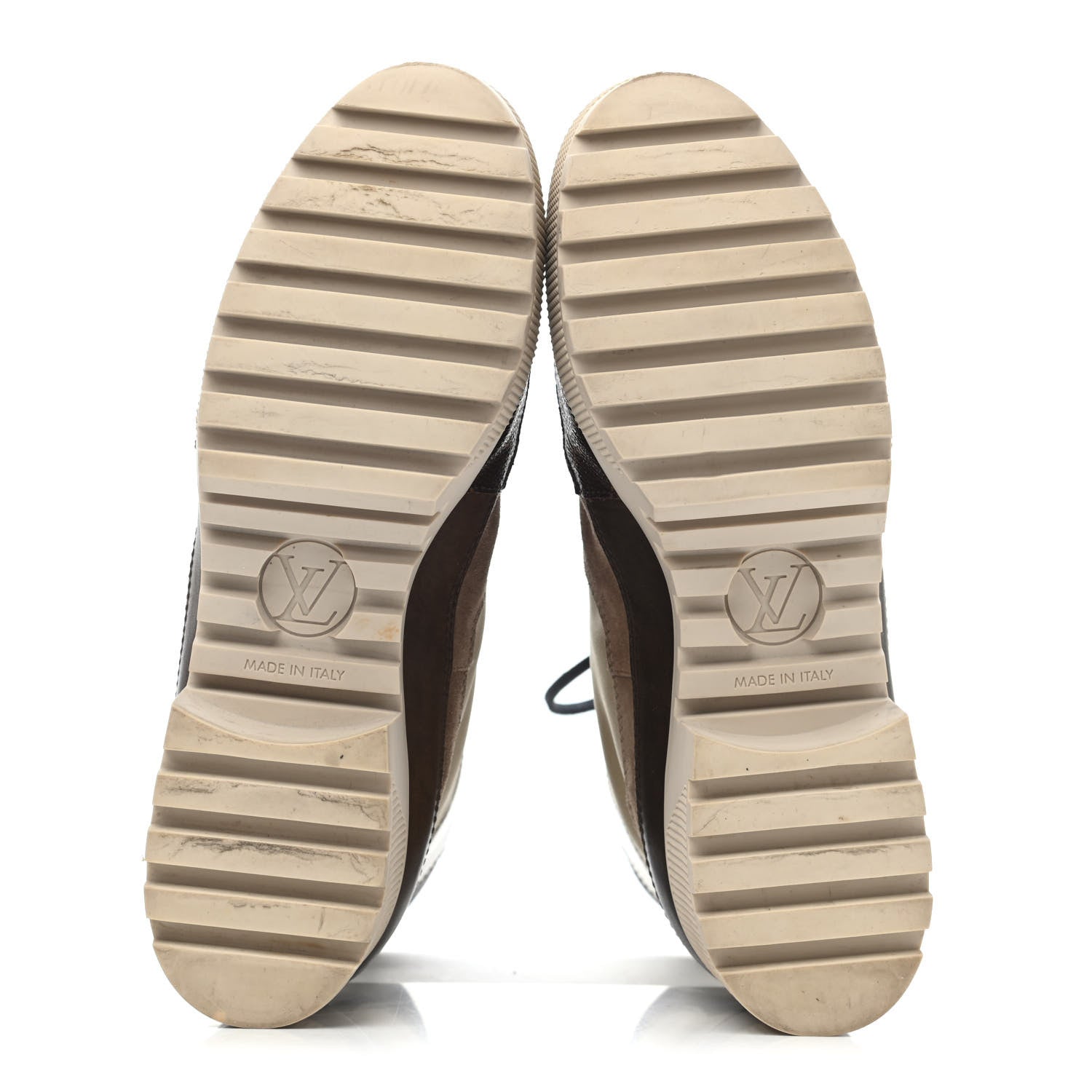 Louis Vuitton Suede Calfskin Monogram Laureate Platform Desert Boots 41 Beige 4 of 4
