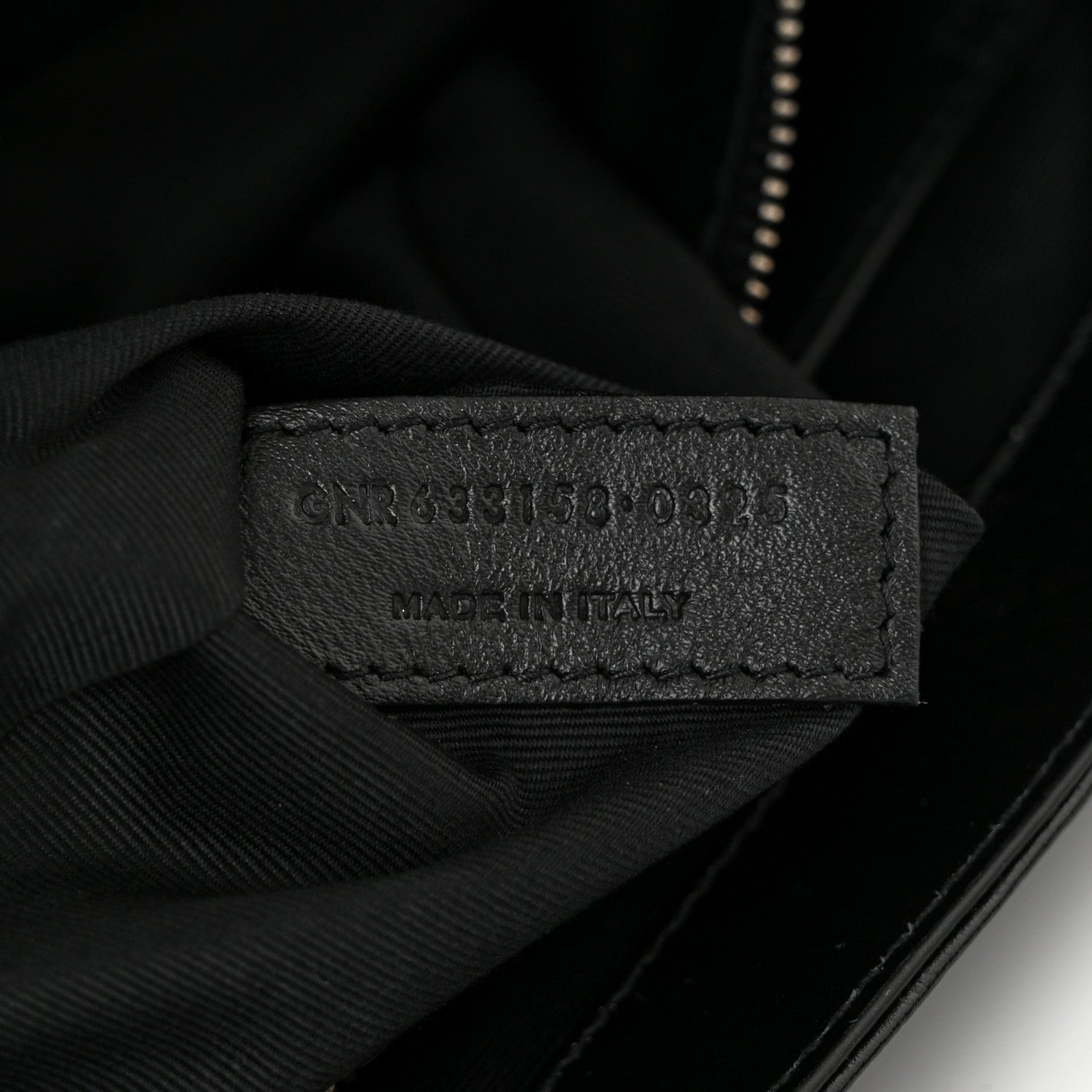 Saint Laurent Crinkled Calfskin Matelasse Monogram Medium Niki Chain Satchel Black 7 of 10