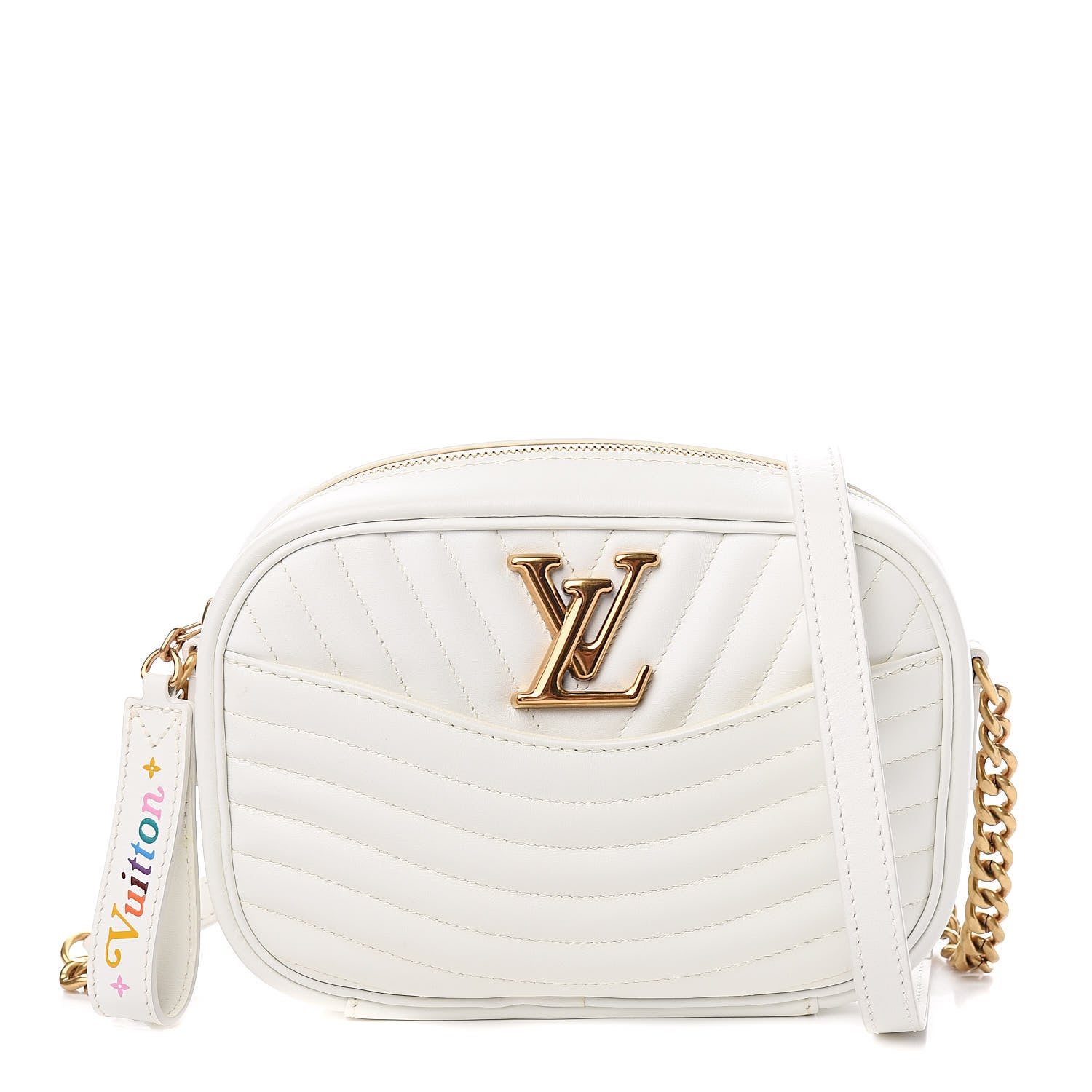 Louis Vuitton Calfskin New Wave Camera Bag White 1 of 11