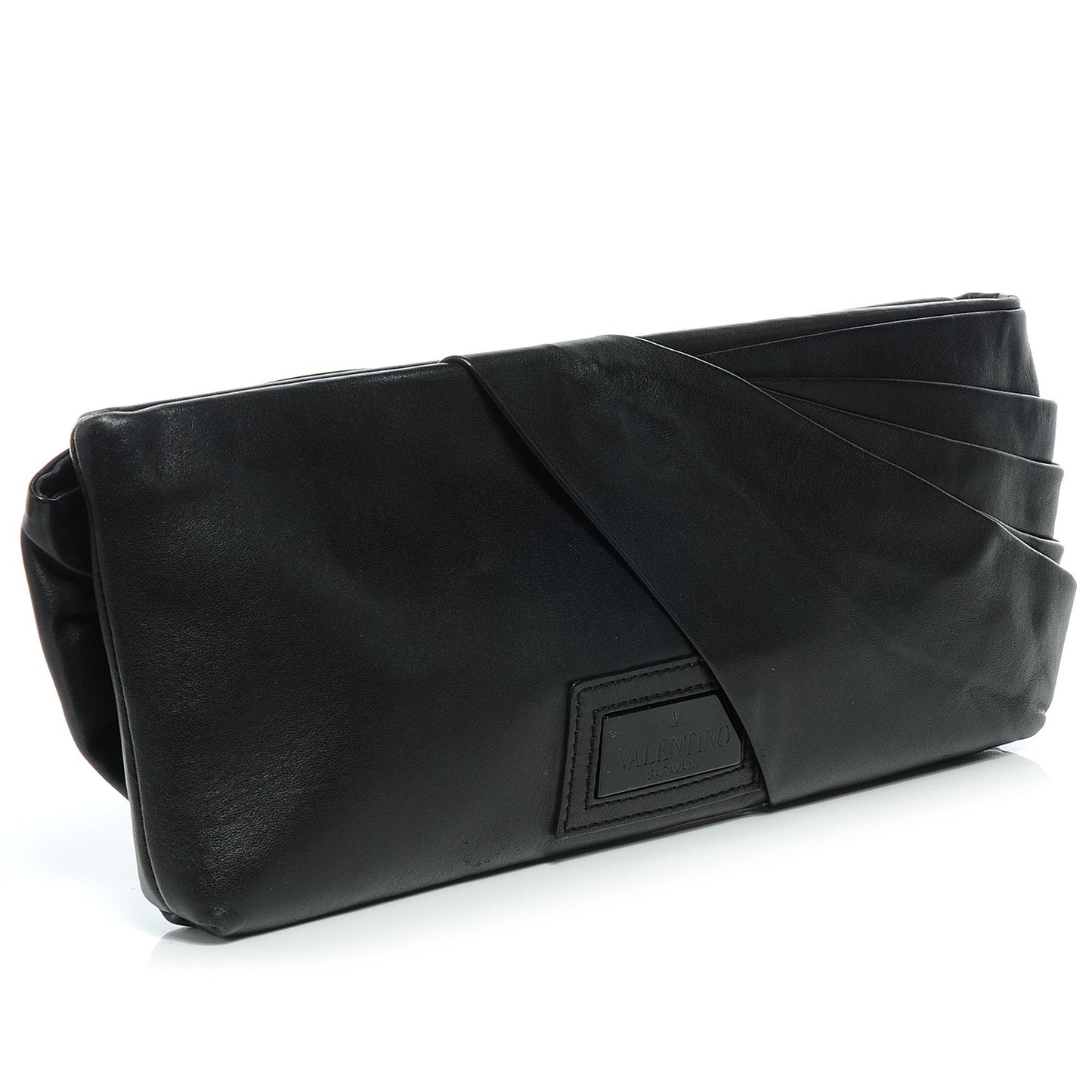 Nappa Bow Clutch Black