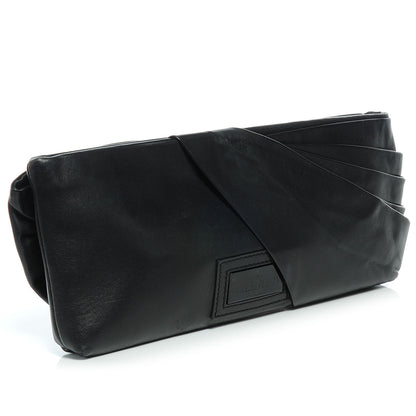 Valentino Garavani Nappa Bow Clutch Black 3 of 7
