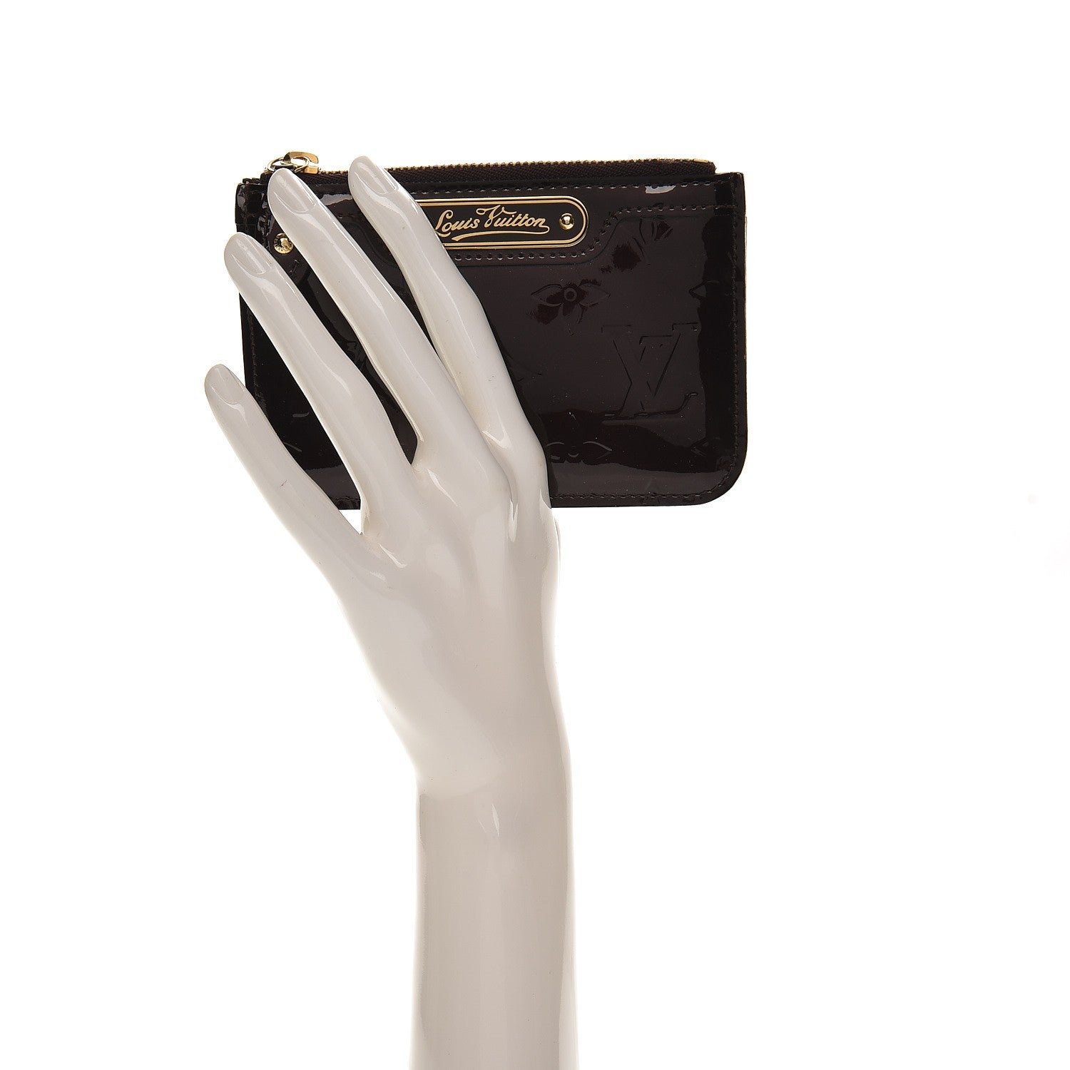 Louis Vuitton Vernis Key Pouch Amarante 2 of 7