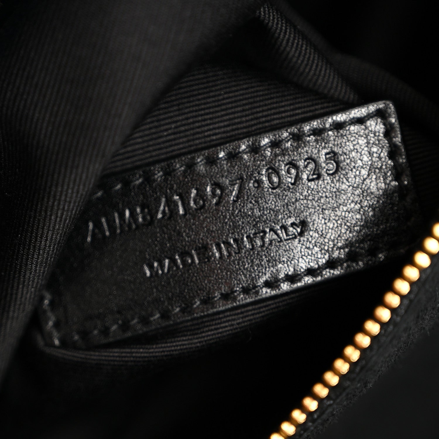Saint Laurent Calfskin Mombasa Shoulder Bag Black 7 of 10
