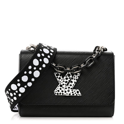 Louis Vuitton LV X YK Epi Infinity Dots Twist Shoulder Bag MM Black 1 of 12