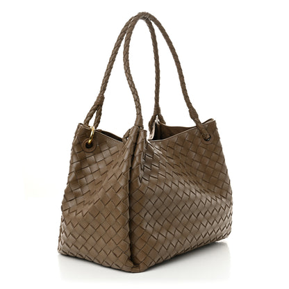 Bottega Veneta Nappa Intrecciato Large Andiamo Parachute Shoulder Bag Pinecone 4 of 10