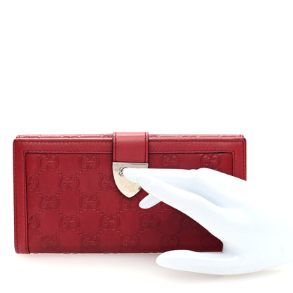 Gucci Guccissima Continental Wallet Red 2 of 7