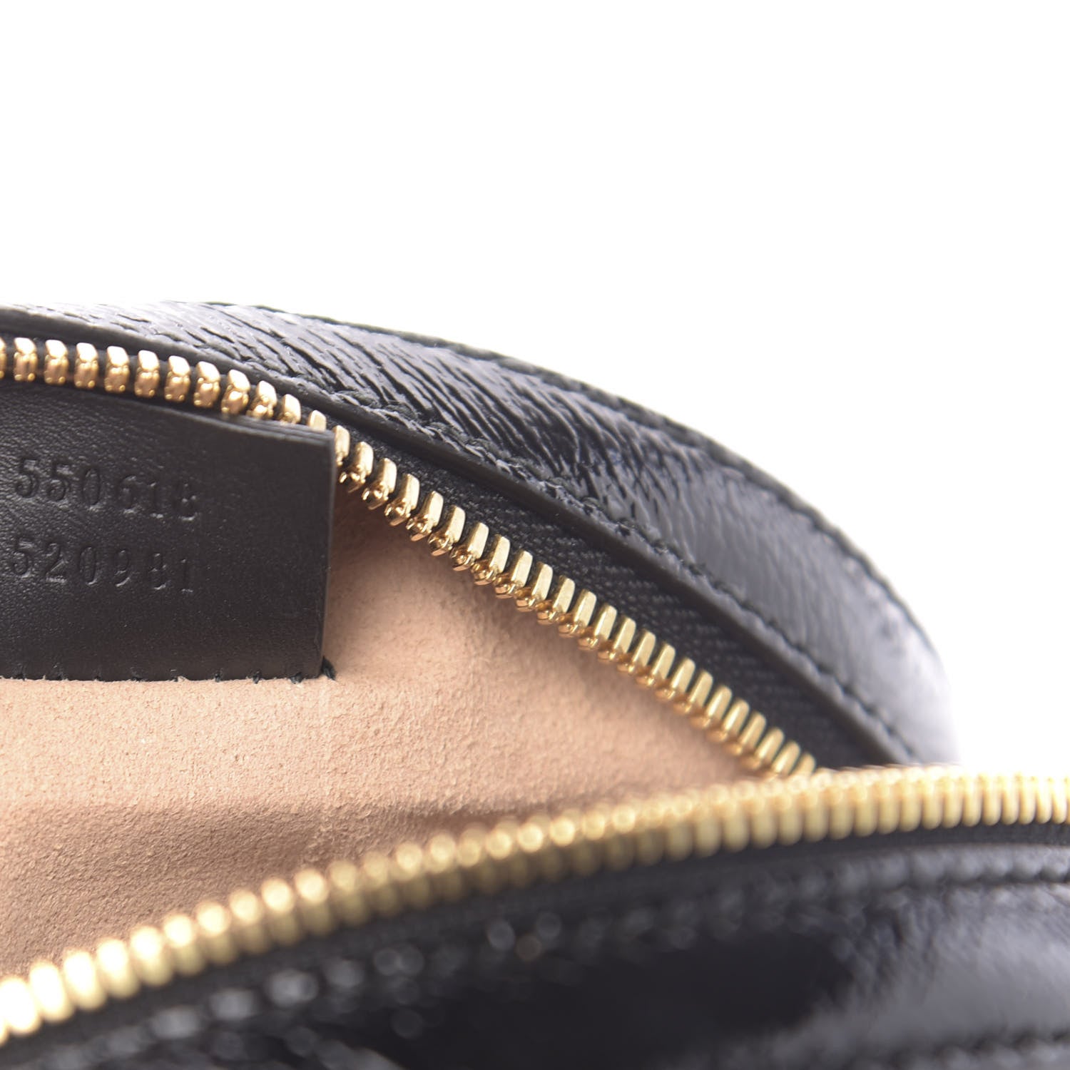 Gucci Suede Patent Web Mini Ophidia Round Shoulder Bag Black 8 of 11