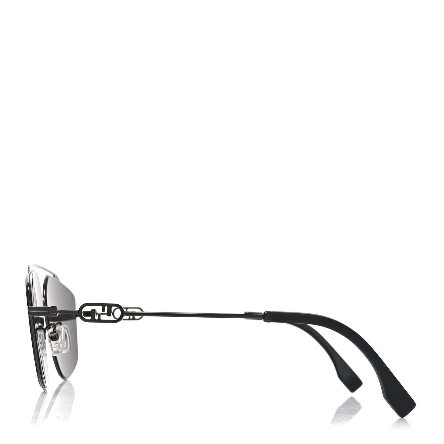 Metal Fendi O'lock Sunglasses FE40079U Black