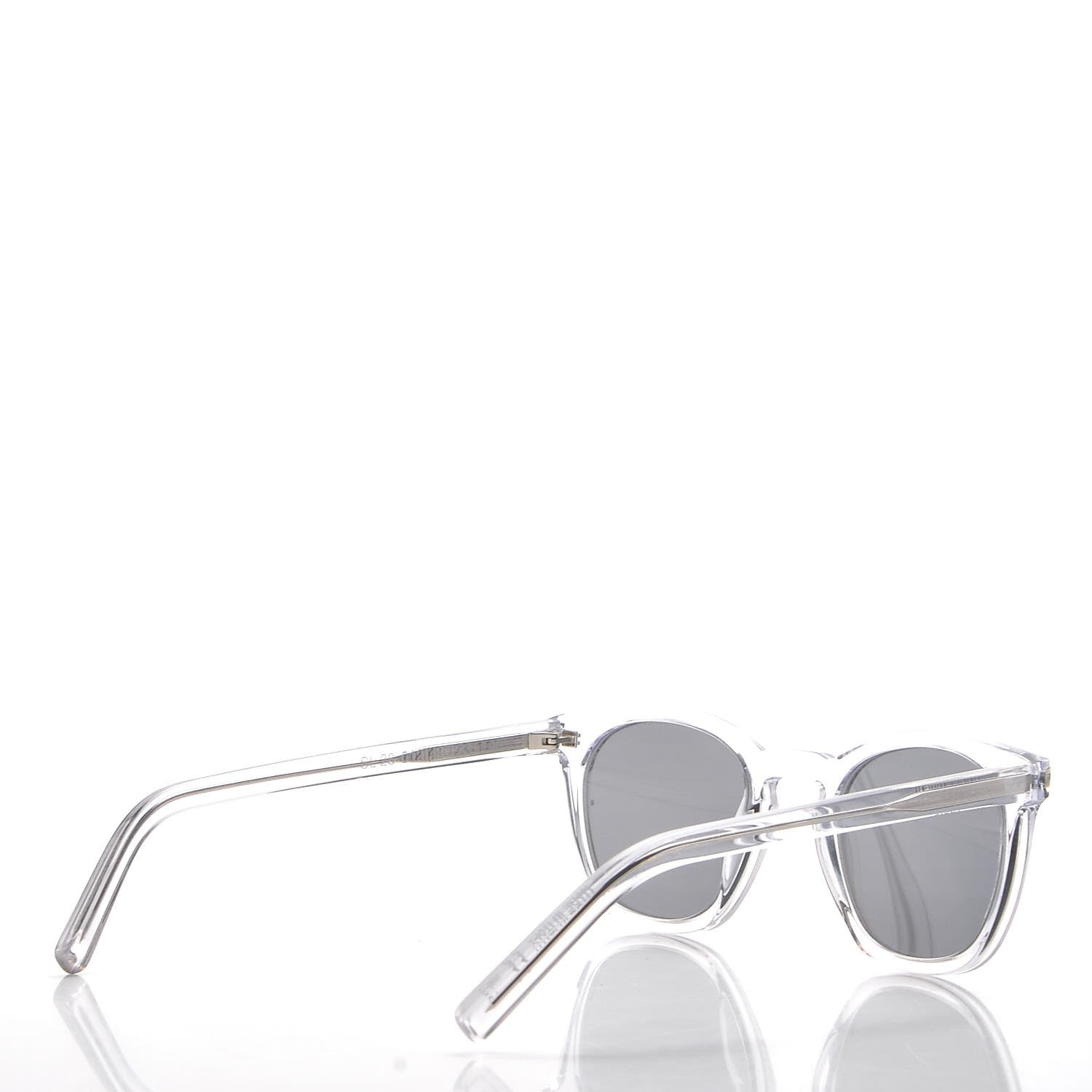 Saint Laurent SL 28 Sunglasses Crystal 4 of 8