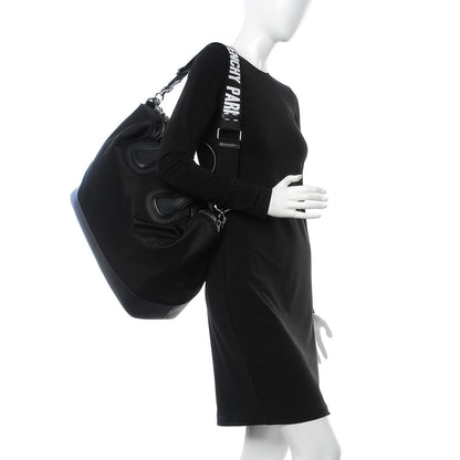 Givenchy Nylon Calfskin Nightingale Holdall Logo Strap Black 2 of 7
