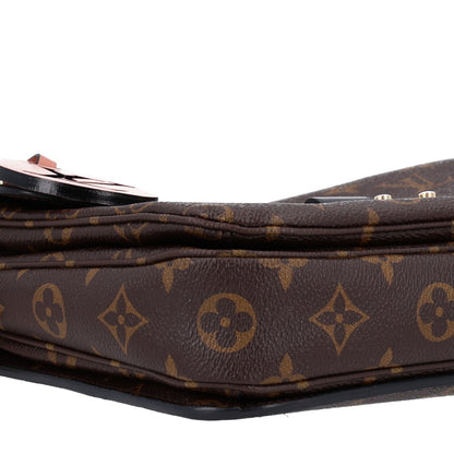 Louis Vuitton Monogram Braided Pochette Metis Coquelicot 9 of 10