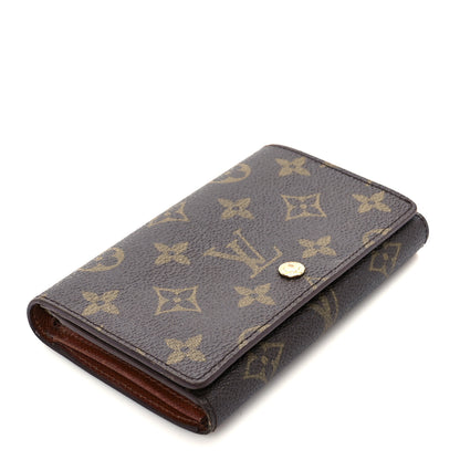 Louis Vuitton Monogram Porte-Monnaie Tresor Wallet 4 of 9