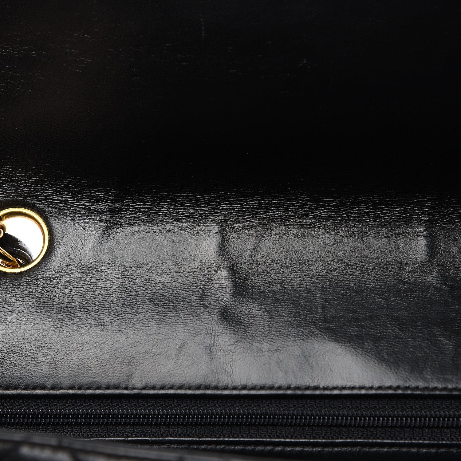 Chanel Lambskin Quilted Jumbo Single Flap Black 13 of 20