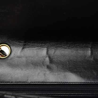 Chanel Lambskin Quilted Jumbo Single Flap Black 13 of 20