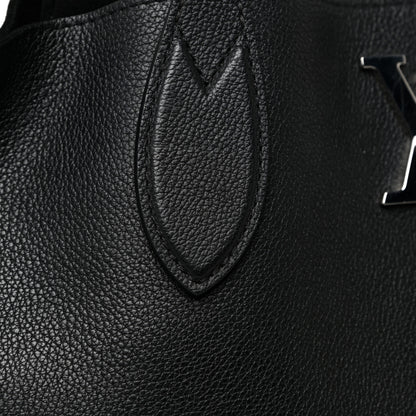 Louis Vuitton Calfskin Lockme Go Tote Black 12 of 20