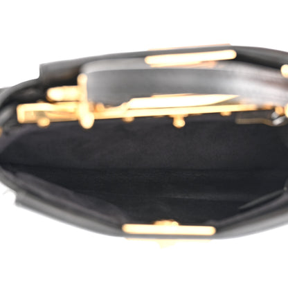Fendi Nappa Micro Peekaboo Iconic Satchel Black 4 of 10