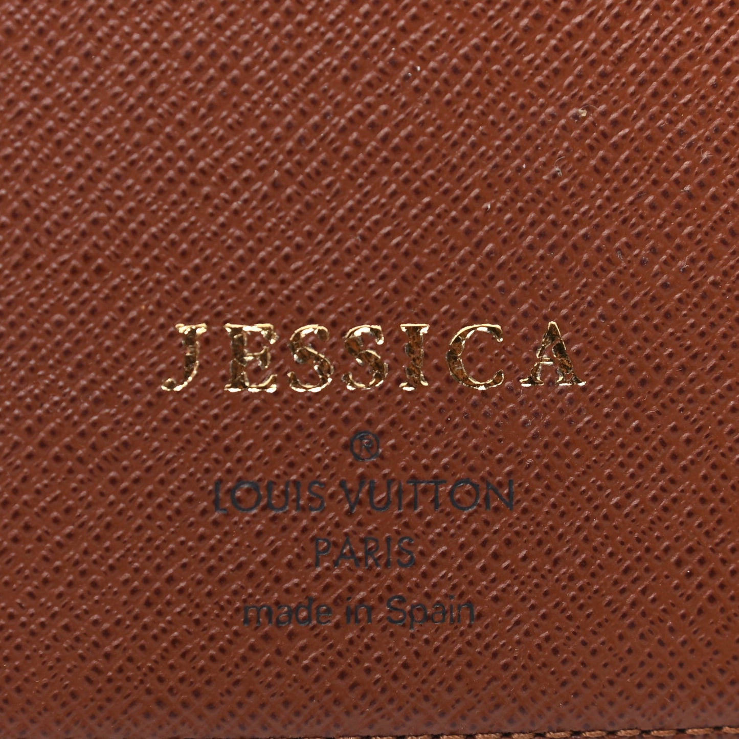 Monogram Pocket Agenda Cover