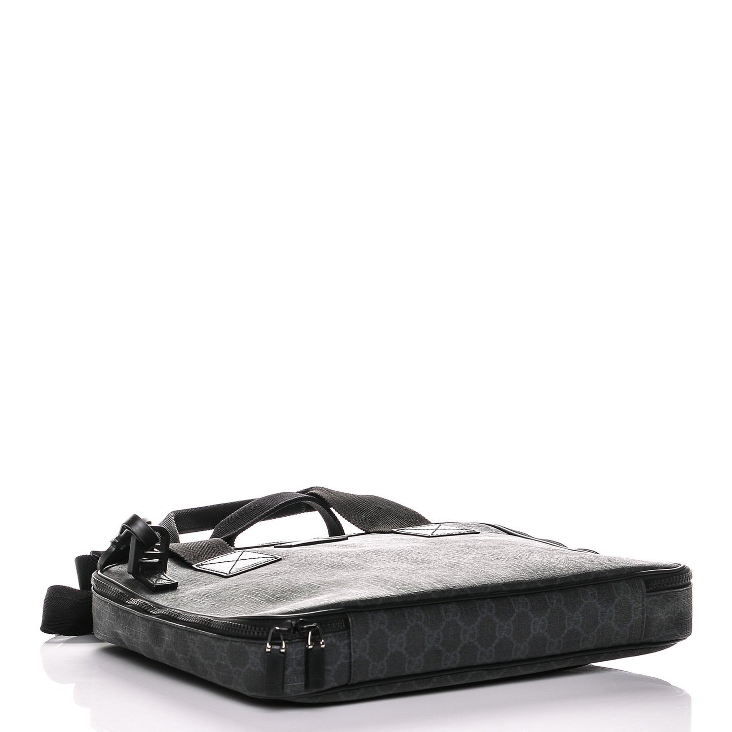 GG Plus Monogram Medium Computer Case Black