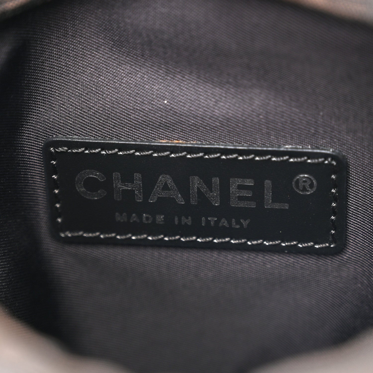 Chanel Nylon Travel Crossbody Bag Brown Black 6 of 12