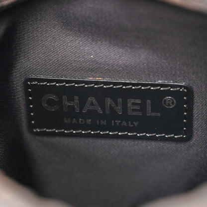Chanel Nylon Travel Crossbody Bag Brown Black 6 of 12