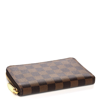 Louis Vuitton Damier Ebene Zippy Compact Wallet 4 of 12