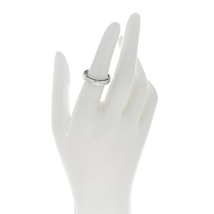 Damiani X BRAD PITT 18K White Gold Diamond D.Side Band Ring 52 6 2 of 5