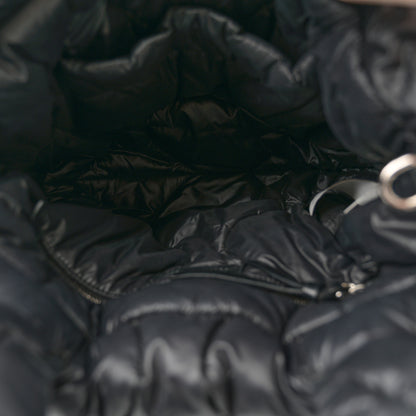 Miu Miu Padded Nylon Quilted Tote Black 5 of 12