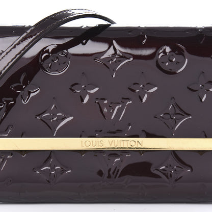 Louis Vuitton Vernis Rossmore MM Amarante 9 of 10
