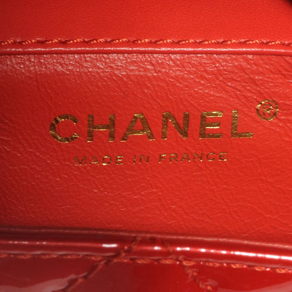 Chanel Patent Quilted Reissue Double Flap Clutch Red 6 of 9