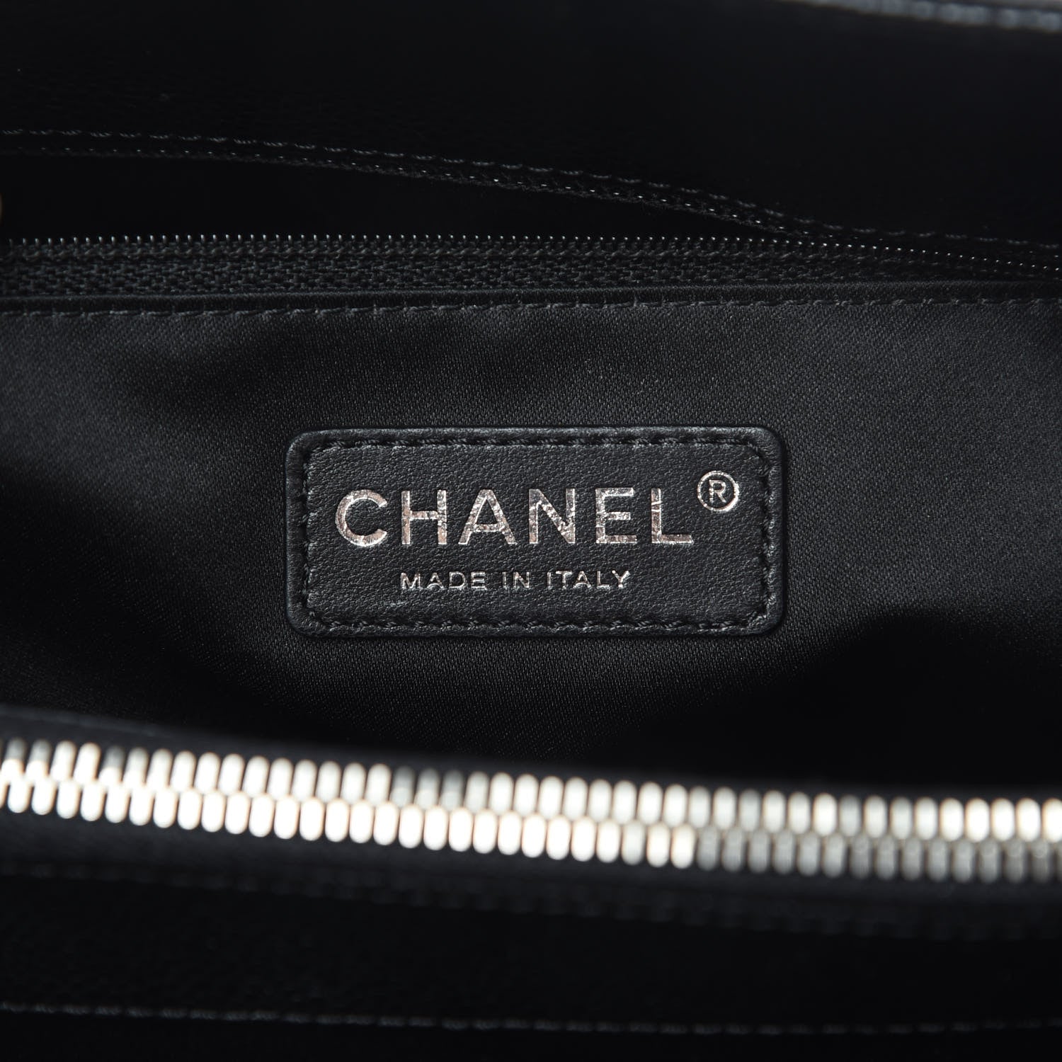 Chanel Caviar Quilted Grand Shopping Tote GST Black 6 of 14