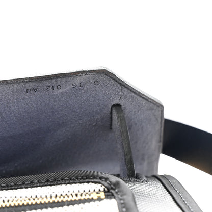 Hermes Toile H Berline Vache Hunter Herbag Zip PM Black Bleu Nuit 8 of 11