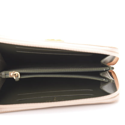 Chanel Caviar Quilted Small Boy Zip Around Wallet Beige 5 of 10