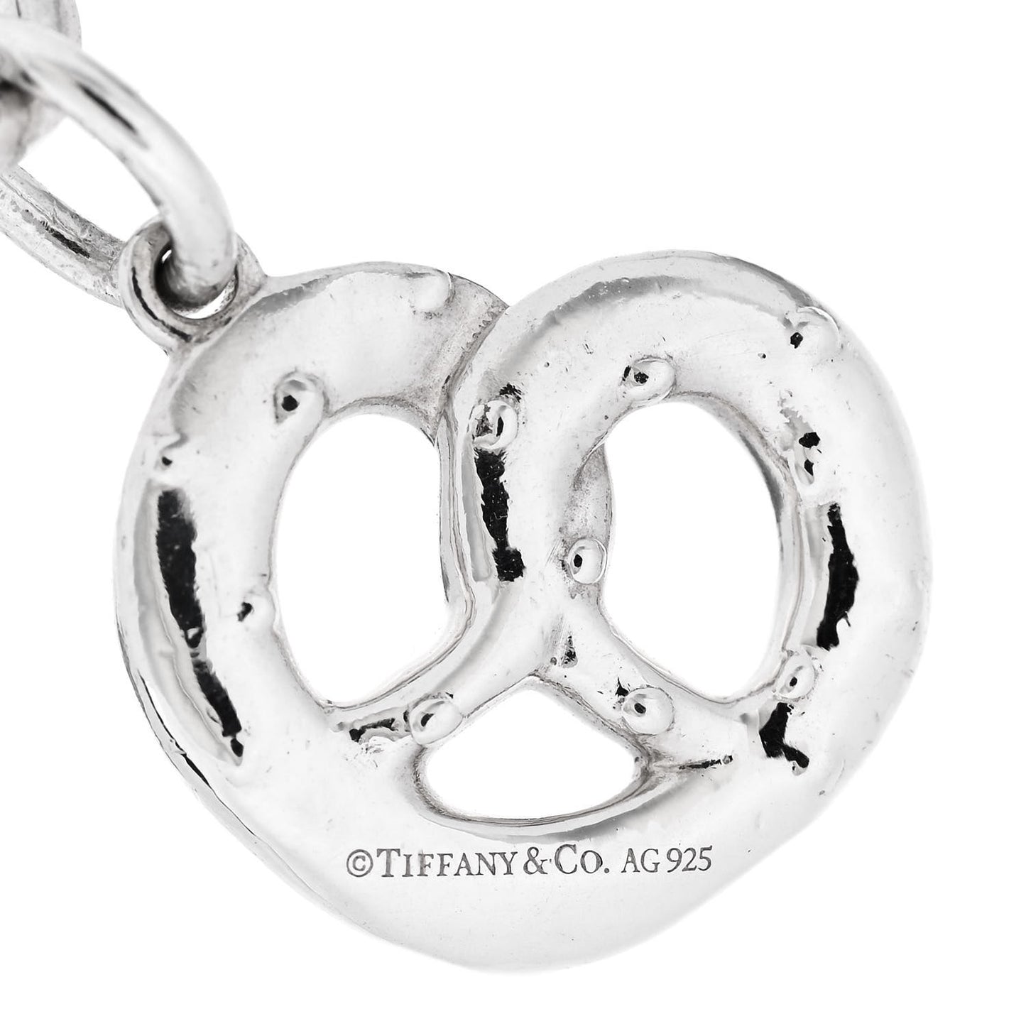 Sterling Silver Pretzel Charm