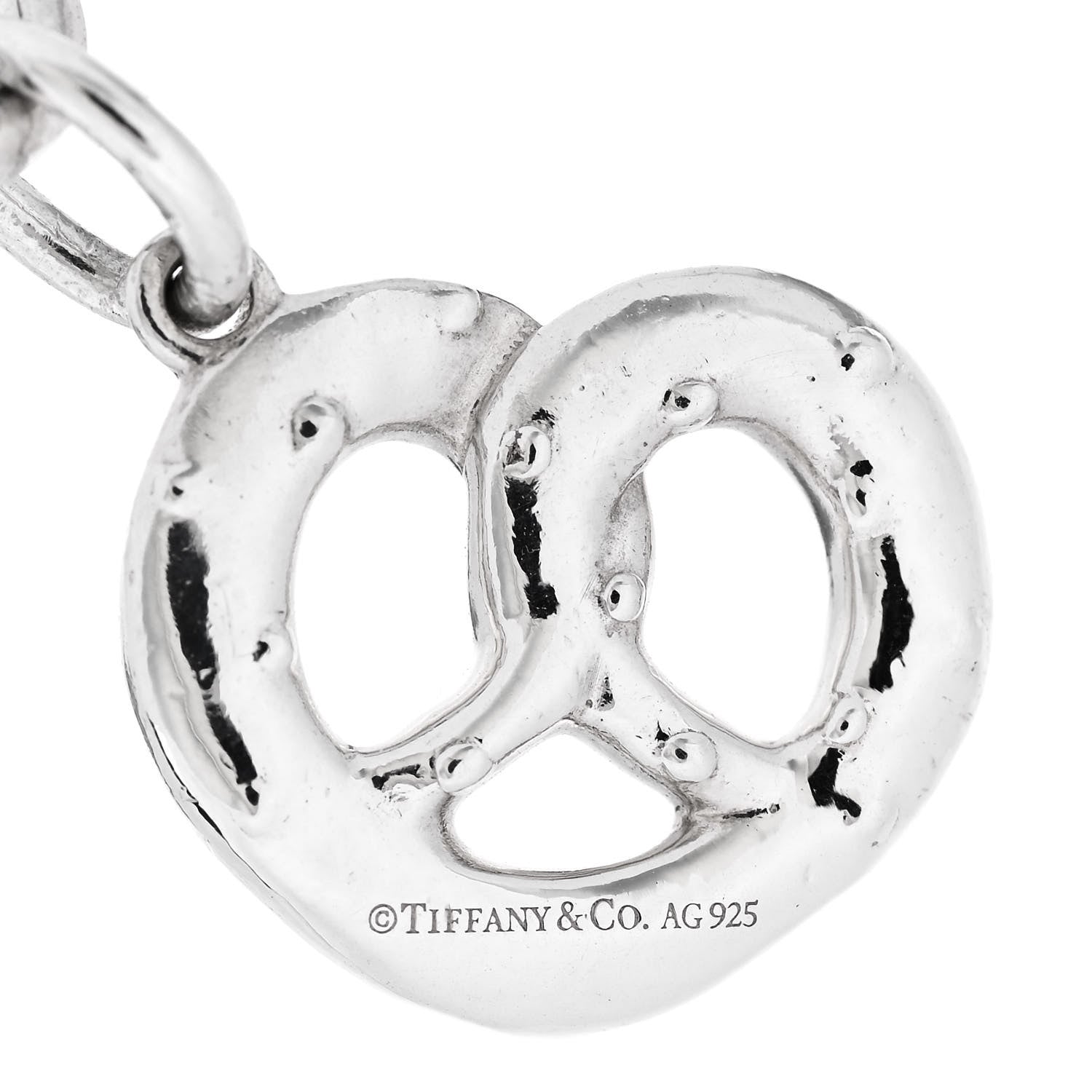 Tiffany Sterling Silver Pretzel Charm 4 of 4