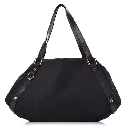 Gucci Monogram Medium Abbey Shoulder Bag Black 1 of 12